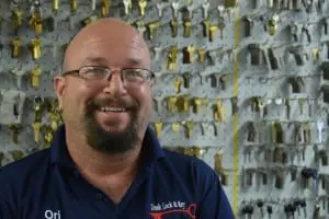 Ori Brachfeld, owner of Dash Lock & Key, says that the key to happiness is to love what you do.