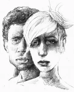 Illustration from Into the Dangerous World, by JM Superville Sovak; image courtesy of the artist