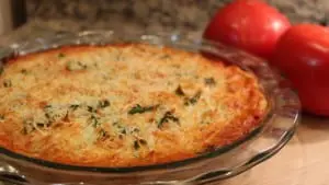 Tomato pie a la vodka