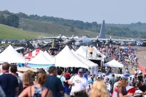 The air show drew large crowds on both Saturday and Sunday, Aug. 29 and 30. 
