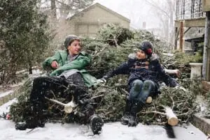 Hudson Lovell and Olivia Blaney in Beatrice Copeland's "Evergreen"