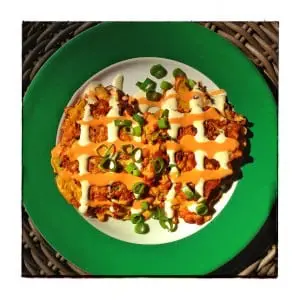 Onomiyaki (photo by J. Dizney)