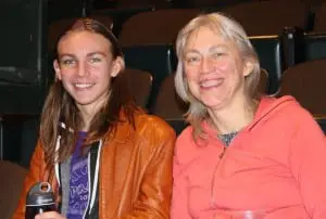 JesusâChristâSuperstar'sâdirector,âLindaâSpeziale,âwithâherâson,âWill,âwhoâplaysâPeter.â(Photoâprovided) 