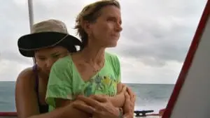 Katie Yegovor-Crate (left) and her mother, Susie Crate, in a scene from The Anthropologists. (Photo provided)
