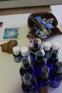 Essential oils are one of multiple practices at Sacred Space. (Photo by A. Rooney)