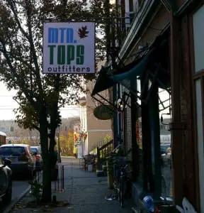 Mountain Tops outdoor outfitter in Beacon