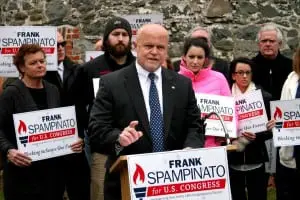 Frank Spaminato announces his candidacy (campaign photo)