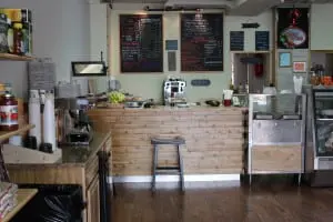The newly renovated interior of Nelsonville Deli and Cafe (Photo by A. Rooney)