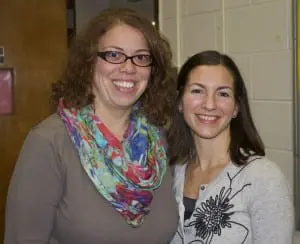 Laura Hammond, left, and Jen Daly (Photo by K.E. Foley)