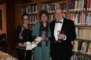 Eugenie Milroy Parrella (triple-barreled name most suitable for the occasion), Sheilah and Bert Rechtschaffer are all Downton fans.