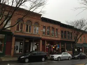 A stretch of the "brown block" of Beacon today (Photo by A. Rooney)