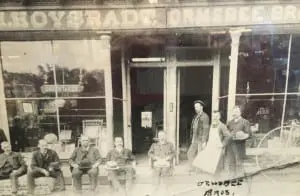 CH Hoysradt Ormsber Brothers  -- an undertaker business, on the site of what is now Seoul Kitchen (BHS collection)