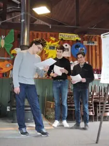 Haldane students perform during Immersion day on March 4 (photo provided)