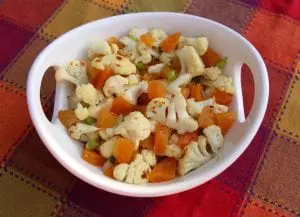 Crispy cauliflower with apricot (photo by M.A. Ebner) 