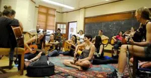 Dar Williams at a past retreat (photo provided)