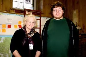 Anita Prentice with Ian Groombridge (photo provided)