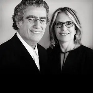 Giorgio Spanu and Nancy Olnick (Photo by Marco Anelli)