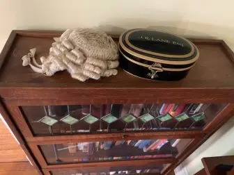 John Lane's wig and wig box
