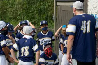 baseball group with masks