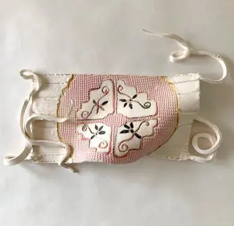 Wondering Pink Lace Mask