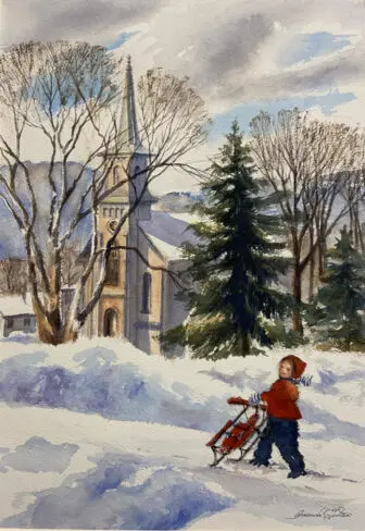 Bannerman - Winter in Cold Spring by Amanda Epstein