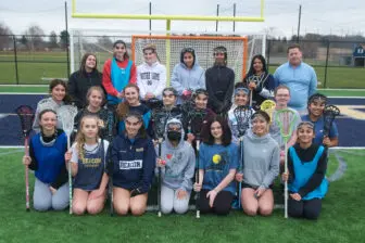 The Beacon girls' lacrosse team
