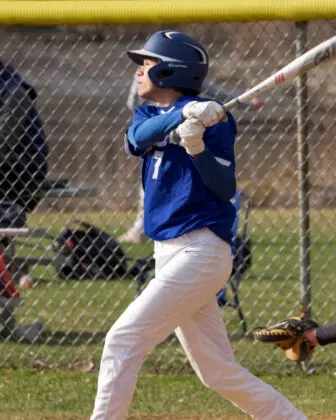 Haldane's Ryan Eng-Wong went 3-for-4 against Hamilton.