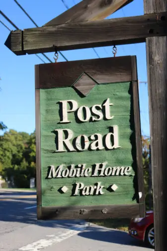 The park, on Route 9, has 43 lots.