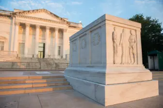 The Tomb of the Unknown Soldier early in the morning at Arlington National Cemetery, Arlington, Virginia, August 7, 2018. (U.S. Army photo by Elizabeth Fraser / Arlington National Cemetery / released)