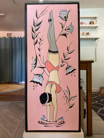 The “diving girl” design for Love Letter