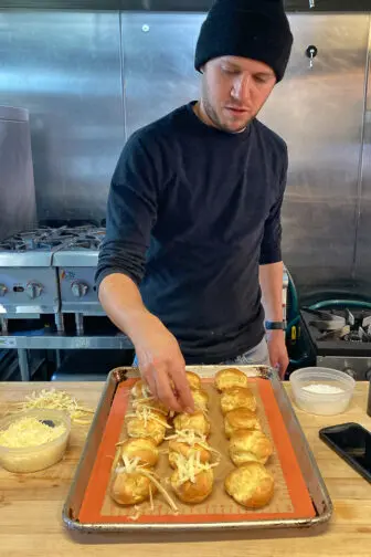 Chef Brian Arnoff of the Kitchen Sink Supper Club in Beacon
