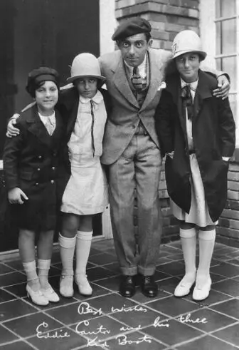 Eddie Cantor and his daughters in 1926