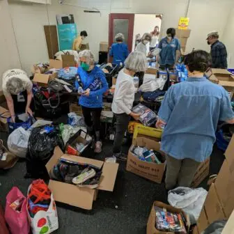Volunteers with Beacon Climate Action Now organized donations collected for asylum seekers staying at hotels in the Town of Newburgh and Poughkeepsie.