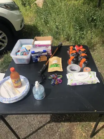 Supplies await thru-hikers
