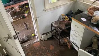 Flooding left the Cold Spring home of Susan de Beer and Sanjay Thakur uninhabitable