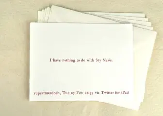 A Valentine's Day card, from the series Murdoch
