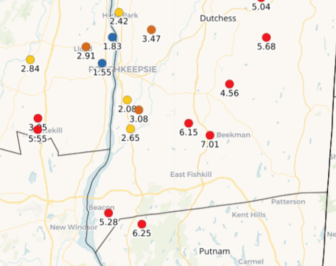 Local rain-gauge reports uploaded to CoCoRaHS on July 10