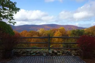 A view from a lookout at the Cold Spring Dance Company’s space