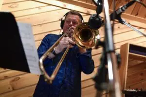 Joe fiedler in recording studio 2