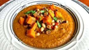 Black-Eyed Pea & Sweet Potato Soup 