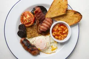 The English breakfast is one of the specialties at Moreish.
