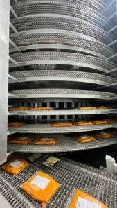 The higher ceilings at the Beacon facility have allowed Cafe Spice to install larger equipment.
