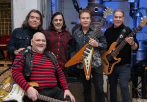 From left: Dimitri Archip, Popa Chubby, Tom Papadatos, Arthur Neilson and Edwin Cartagena Photo by Amy Kubik
