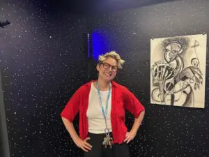 Donna Mikkelsen is the new director of the KuBe Arts Center in Beacon. Photo by M. Ferris