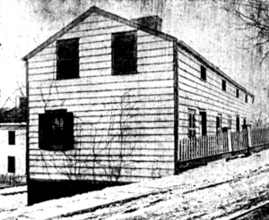 The tenement at Spring Valley Road and East Main Street where Abe Seaman died