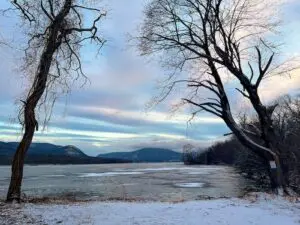 The newly cleared-away outlook over Fishkill Bay Photo by B. Cronin