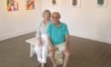 Fiber Masks Share Space with Modernist Paintings Fiber Masks Share Space with Modernist Paintings