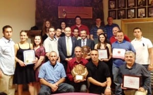 Cold Spring Fire Company and North Highlands Fire Department were honored recently for their heroic rescues in 2011. Photo M.Turton