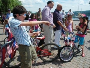 Decorated bikes
