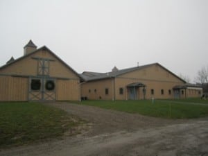 The barn and main building